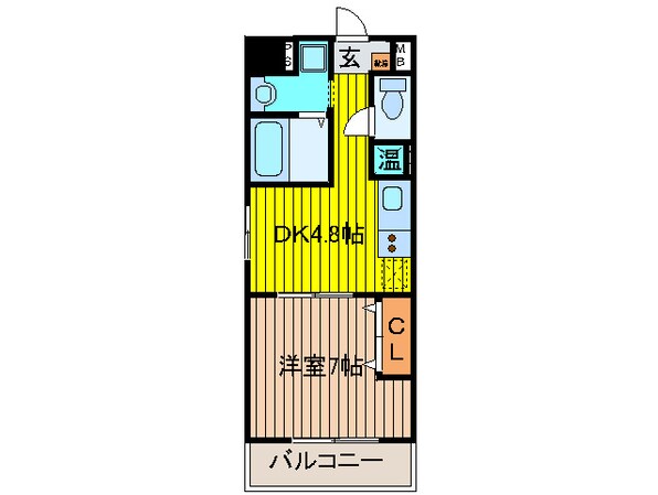 第１７関根マンションの物件間取画像